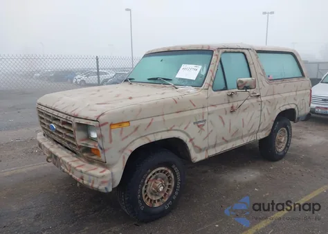 1986 Ford Bronco U100 z USA, uszkodzony, nr VIN 1FMDU15N5GLA79234